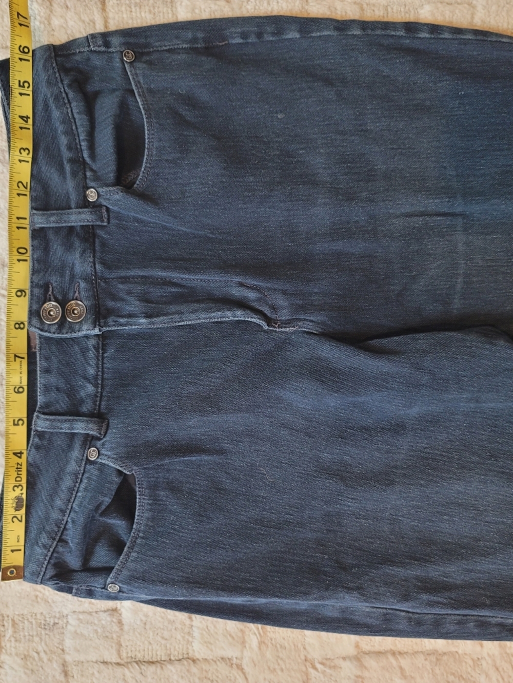 COLDWATER CREEK Dark Blue Straight-Leg Women's Jeans Size 10 - Picture 5 of 12
